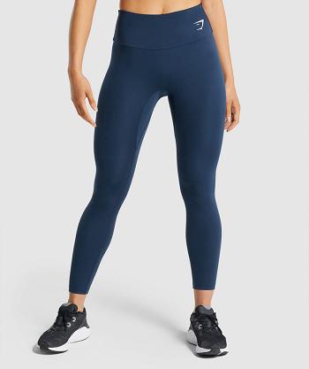 Leggins Gymshark Entrenamiento Mujer Azul Marino | CO 2851MQZ